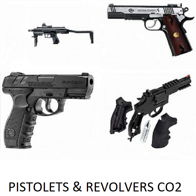 Pistolet & Revolver CO2 4,5 mm