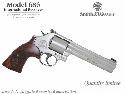 SMITH & WESSON 686 INTERNATIONAL 357 MAG 6 COUPS