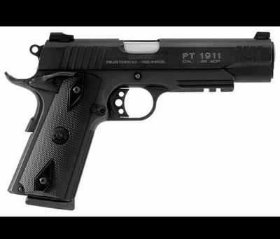 TAURUS PT 1911 45 ACP 8 COUPS RAIL