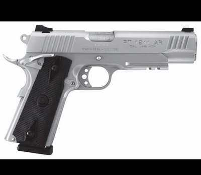 TAURUS PT 1911 45 ACP 8 COUPS RAIL INOX