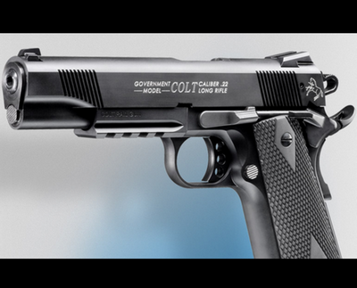 WALTHER COLT 1911 RAIL GUN 22LR 12 COUPS