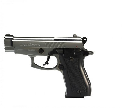 BERETTA 85 AUTO NICKELé 9MM BLANC