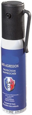 AEROSOL GAZ CS LACRYMOGENE 25ML