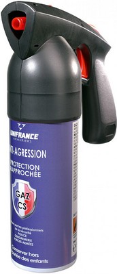 AEROSOL GAZ CS LACRYMOGENE 500ML