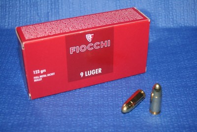 FIOCCHI 9 MM FMJ 123