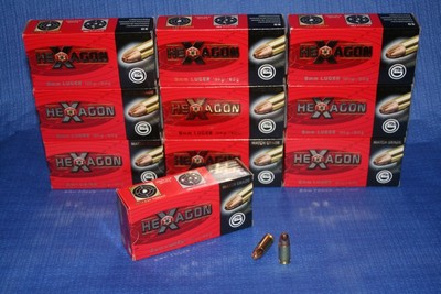 GECO 9MM HEXAGON 124 PAR 500