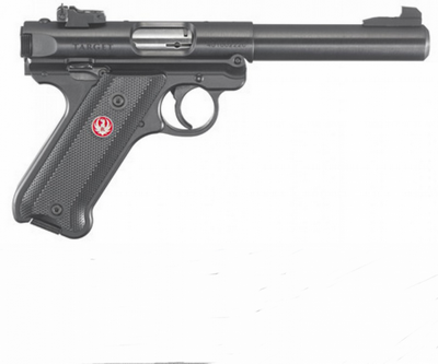 RUGER MARK IV TARGET BLUE 22LR 10 COUPS