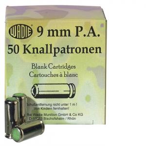 CARTOUCHE PA 9MM BLANC 