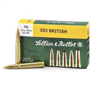 SELLIER BELLOT 303 BRITISH FMJ 180GRS