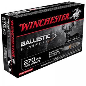 WINCHESTER CAL. .270 WIN 130GR BALLISTIC SILVERTIP